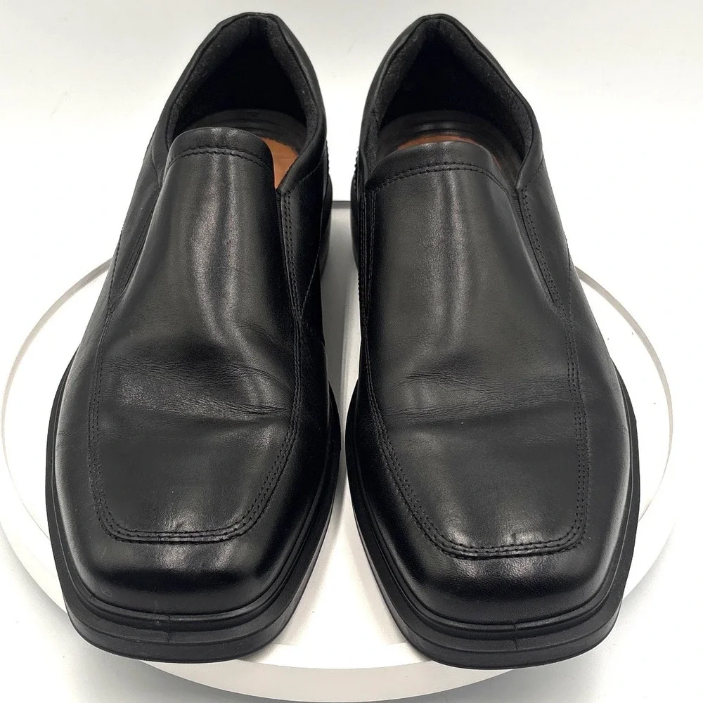 ECCO Helsinki 2 Mens Black Leather Slip On Dress Loafers Shoes 50015401001 EU 43